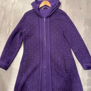 ATHLETA Sweater Dress zip and hood